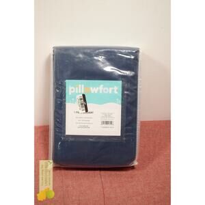 Pillowfort Twin Simple Pleat Kids' Bedskirt Navy